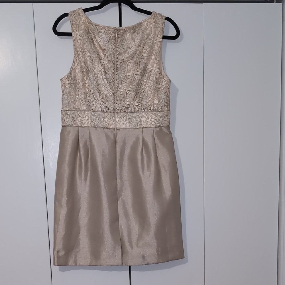 Elegant Cream Women's Dress - Picture 2 of 2